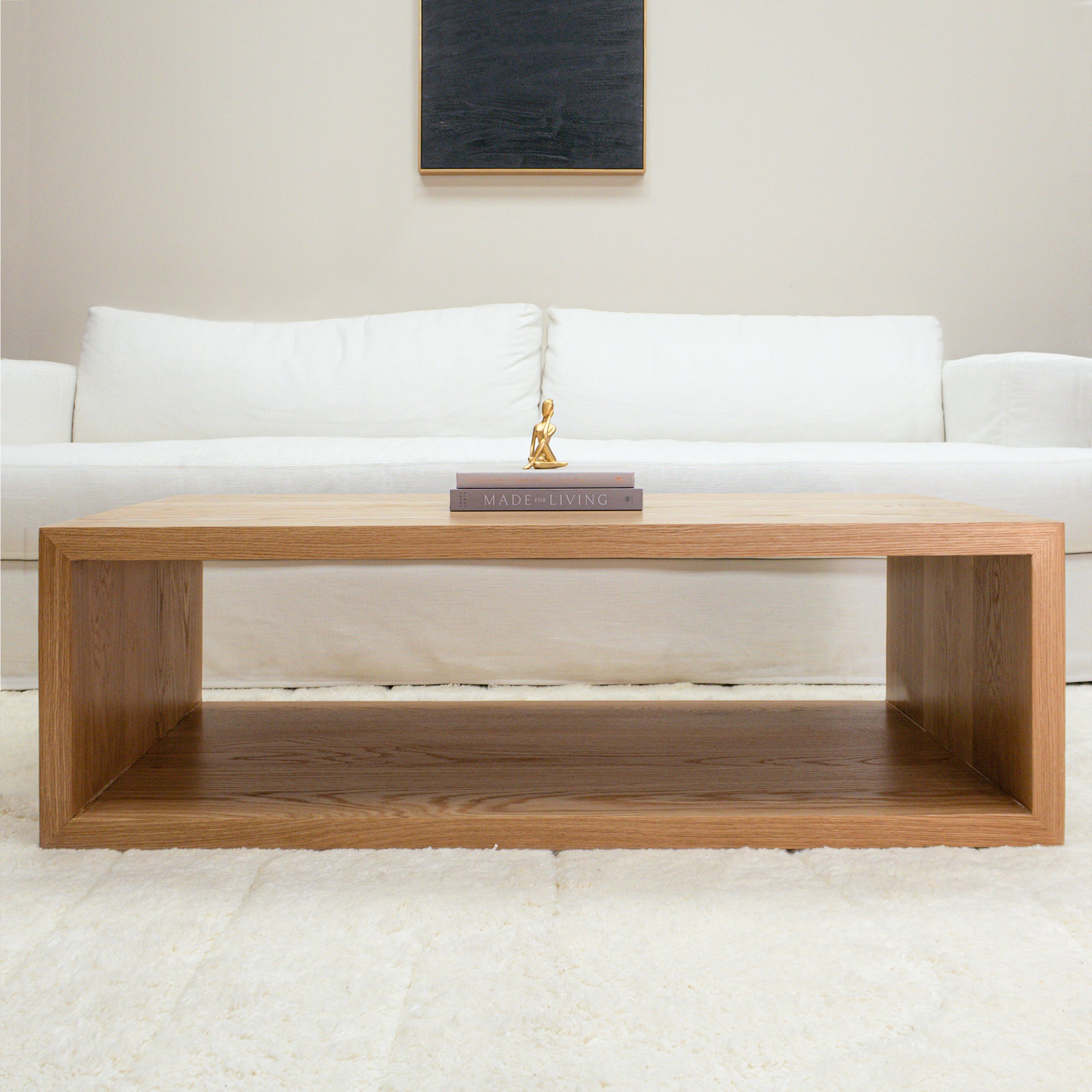 White Oak Square Coffee Table: US Handcrafted, Unique Beauty | Urbandi ...